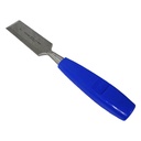 TORA Pahat Kayu Gagang Biru 1 1/4 Inch - Carbon Stell