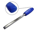 TORA Pahat Kayu Gagang Biru 3/8 Inch - Carbon Stell