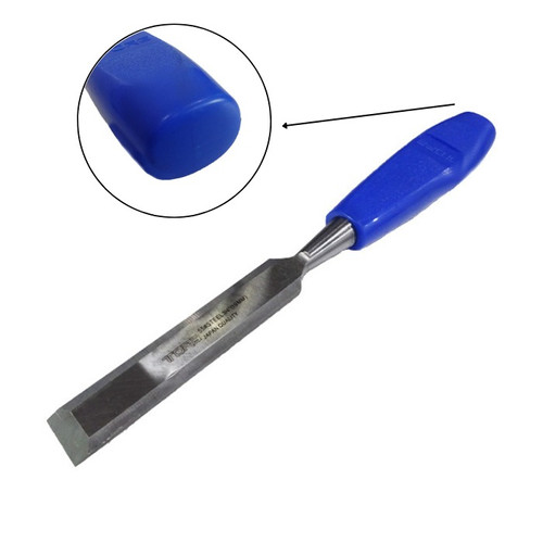 TORA Pahat Kayu Gagang Biru 3/4 Inch - Carbon Stell