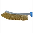 TORA Wire Brush - Sikat Baja Gagang Biru Model Pisau WB230