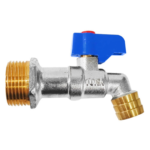 TORA Kran Air Keran Gagang Pendek Kuningan 1/2 & 3/4 Inch