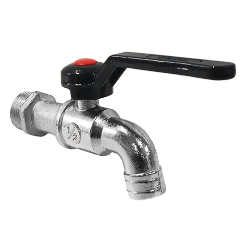 TORA Kran Air - Keran Plat Gagang Panjang Warna 1/2 & 3/4 Inch