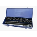 TORA Kunci Soket Set Hitam - Socket Set 17 Pcs 3/4 DR - TAIWAN