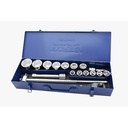 TORA Kunci Soket Set - Socket Set 6PT & 12PT 3/8DR 18 Pcs - TAIWAN