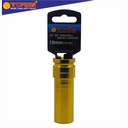 TORA Kunci Shock Socket Sok Tipis 1/2 DR 19 mm Kuning - TAIWAN