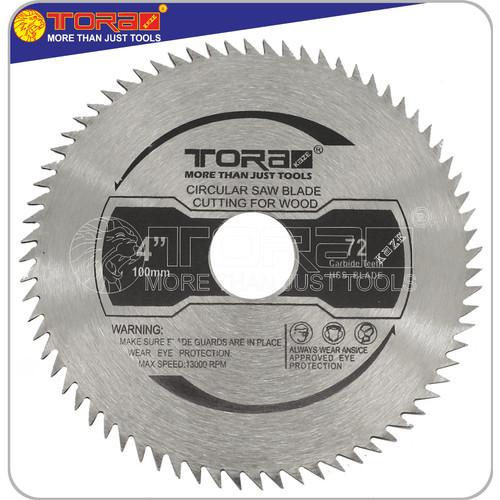 TORA Mata Pisau Potong Kayu - Wood Circular Saw Blade 4 Inch