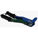 TORA Tang Rivet - Hand Riveter Blue Green Handle 9 Inch
