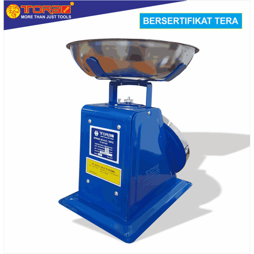 TORA Timbangan Kue Pegas - Timbangan Dapur - Jarum Body Biru 20 Kg