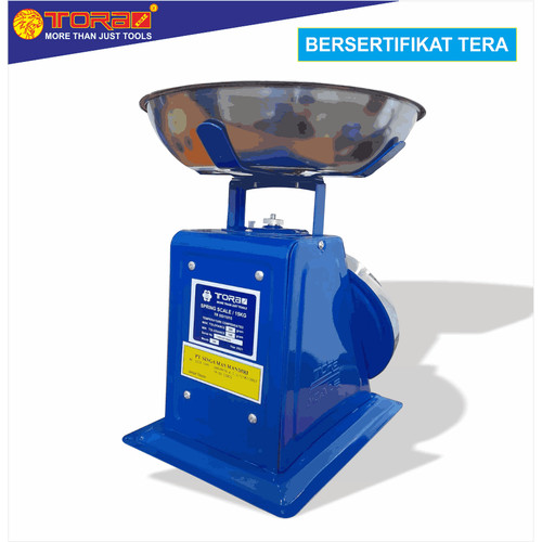 TORA Timbangan Kue Pegas - Timbangan Dapur - Jarum Body Biru 15 Kg