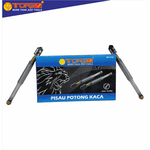 TORA Glass Cutter - Pisau Pemotong Kaca Gagang Besi TC30 & TC90