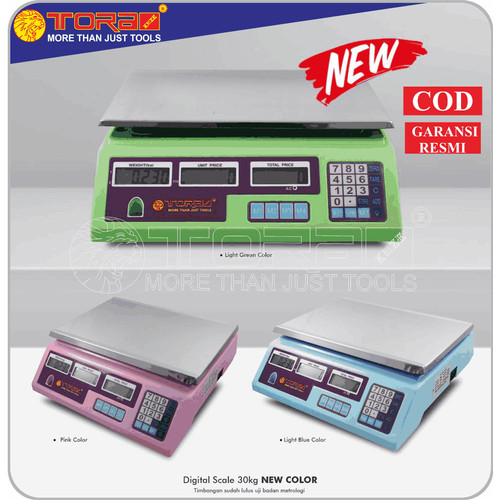 Clearance Sale Tora Timbangan Digital 30 Kg New - Buah - Dapur