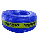 SINGAMAS Selang Air PVC Dof Warna Biru 1 Inch x 100 Meter