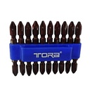 TORA Mata Obeng Angin Bolak Balik Plus Set 10 Pcs 65 MM S2 TAIWAN