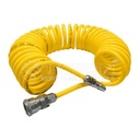 TORA Selang Angin Kompresor Kuning 6 Meter - Recoil Hose