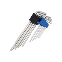 TORA Kunci L Bintang Set 9 Pcs Panjang T10-T50 Torx Tanpa Lubang