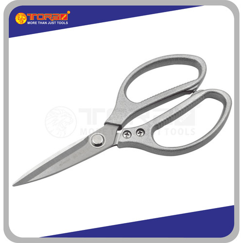 TORA Gunting Kain - Bahan Silver - Stainless Steel Tailor Scissor