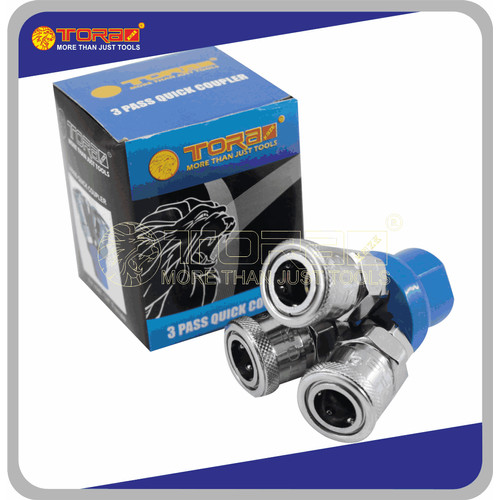 TORA Coupler 3 Cabang - Kopler Nepel Kompresor Cabang Female