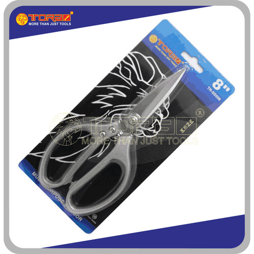 TORA Gunting Kain - Bahan Silver - Stainless Steel Tailor Scissor
