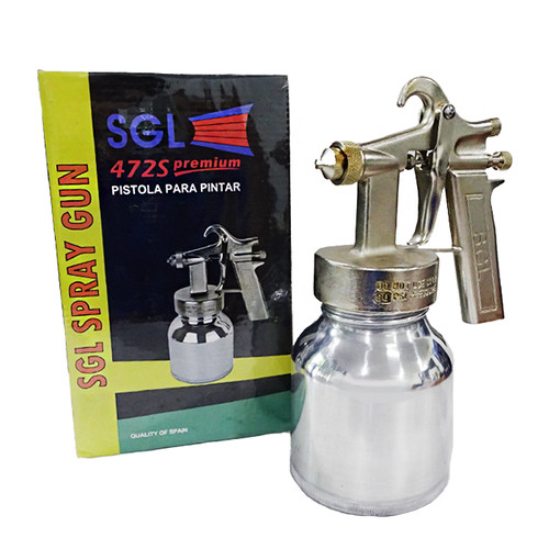 SGL Spray Gun 472 Fine Polishing -Alat Semprot Cat Tabung Bawah