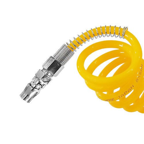 TORA Selang Angin Kompresor Kuning 6 Meter - Recoil Hose