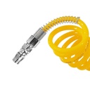 TORA Selang Angin Kompresor Kuning 6 Meter - Recoil Hose