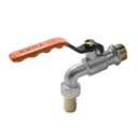 TORA Keran Body Kuningan Orange Hijau - 1/2 Inch With Nozzle