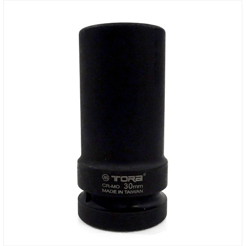 TORA Mata Sok Impact Long 30 mm 1" 6 PT - Socket Deep Impact - Taiwan