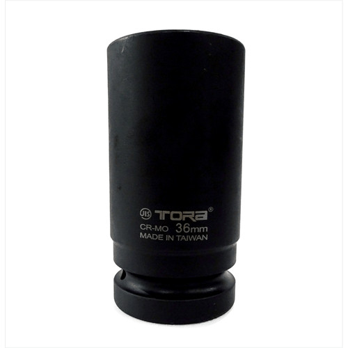 TORA Mata Sok Impact Long 36 mm 1" 6 PT - Socket Deep Impact - Taiwan