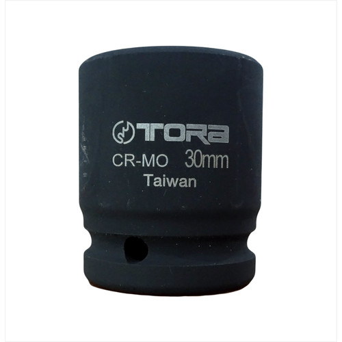 TORA Mata Sok Shock 30 MM 3/4 DR Hitam - Socket Hand 6 PT - TAIWAN