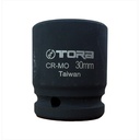TORA Mata Sok Shock 30 MM 3/4 DR Hitam - Socket Hand 6 PT - TAIWAN