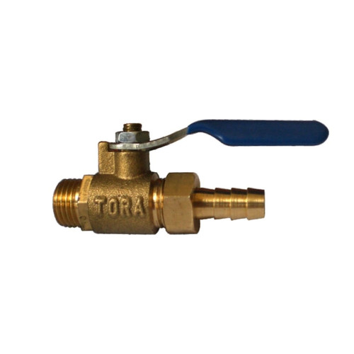 TORA Kran Angin - Keran Udara - Ball Valve Full Brass 1/4 Inch