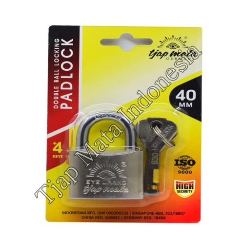 TJAP MATA / CAP MATA Gembok 40 MM (Leher Pendek)