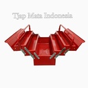 TJAP MATA / CAP MATA Tool Box Besi 3 Susun (Merah)