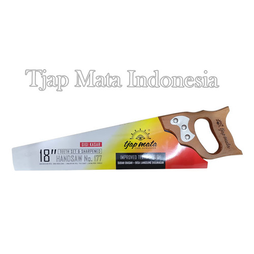 TJAP MATA / CAP MATA Gergaji Tangan /Kayu/ 18" GG Ordinary (GG Kasar)