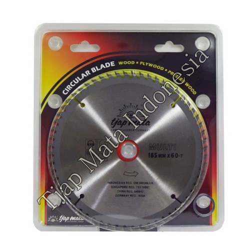 TJAP MATA / CAP MATA Gergaji Circular SAW / Potong Kayu 185 X 60 T