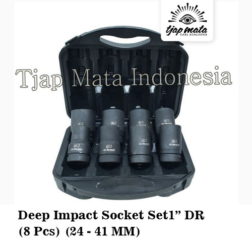 TJAP MATA / CAP MATA Deep Impact Socket Set (8 PCS) 1" DR