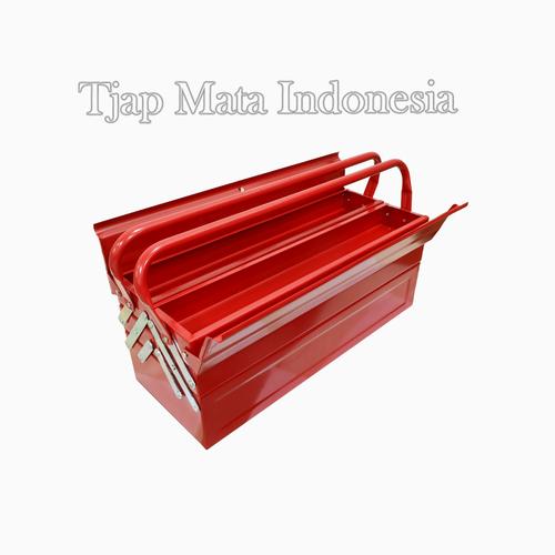 TJAP MATA / CAP MATA Tool Box Besi 3 Susun (Merah)