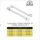 TJAP MATA / CAP MATA Kunci Ring / Offset Wrench (Model Jerman) - CR-V