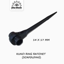 TJAP MATA / CAP MATA Kunci Ring Ratchet / Scafolding / Kotrek