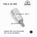 TJAP MATA / CAP MATA Socket Bit 1/2" DR Star T40 x 55 MM