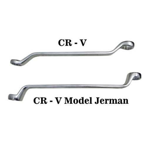 TJAP MATA / CAP MATA Kunci Ring / Offset Wrench 16X17 MM Model Jerman