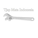 TJAP MATA / CAP MATA Kunci Inggris / Adjustable Wrench 8" (2 In 1) CR