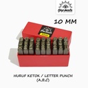 TJAP MATA / CAP MATA Huruf Ketok / Letter Punch 10 MM