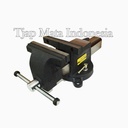 TJAP MATA / CAP MATA Catok Besi Putar / Ragum / Bench Vise 4 "