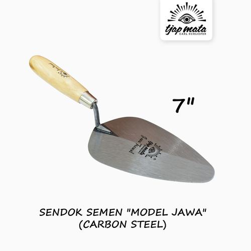 TJAP MATA / CAP MATA Sendok / Cetok Semen Jawa 6" (Carbon Steel)