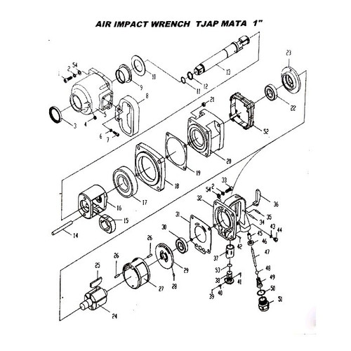 TJAP MATA / CAP MATA Part Air Impact Wrench 1” DR No.49 (Spring)