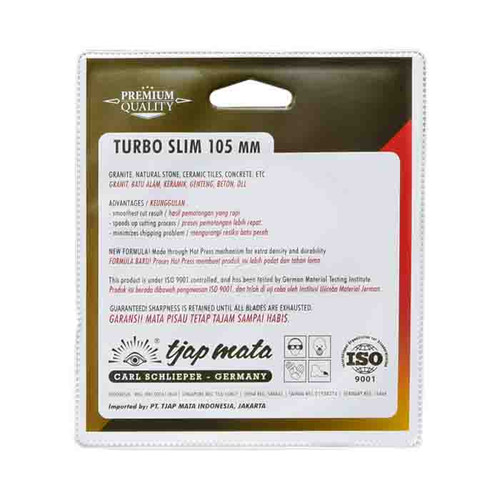 TJAP MATA / CAP MATA Mata Potong Granit / Keramik 105 MM (Turbo Slim)