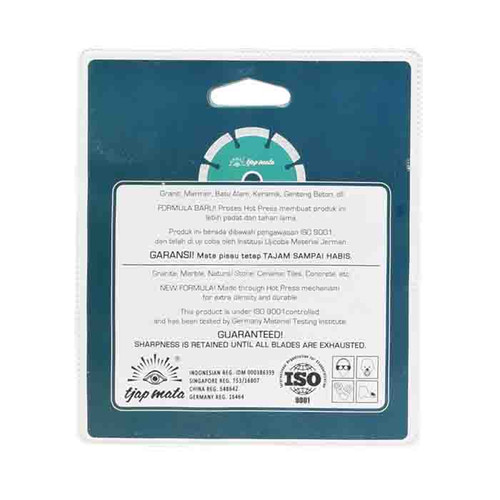 TJAP MATA / CAP MATA Diamond Wheel 105 Ekonomis