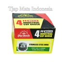 TJAP MATA / CAP MATA Sikat Mangkok / Kawat (Stainless Steel Wire) 4"