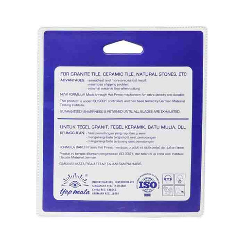 TJAP MATA / CAP MATA Diamond Wheel 100mm (Basah)